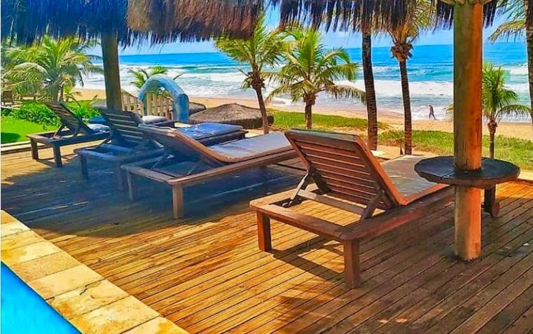 Pousada Luar Da Praia Imbassai Ngoại thất bức ảnh
