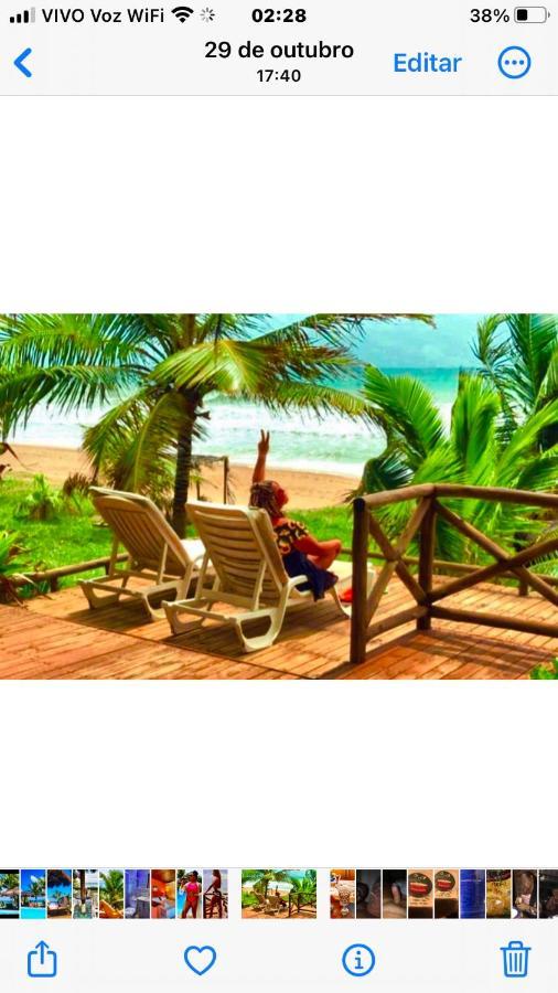 Pousada Luar Da Praia Imbassai Ngoại thất bức ảnh